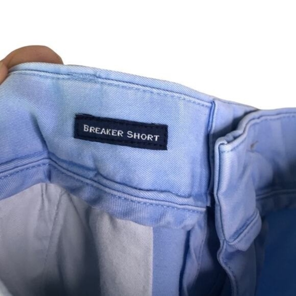 Vineyard Vines Mens Breaker Short Light Blue Cotton Twill Chino 1H0462 Size 32 - Picture 8 of 10